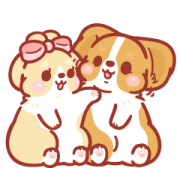 Corgi KaKa: Sweet Couple Daily Vol. 2 Corgi KaKa: Sweet Couple Daily Vol. 2 Sticker for LINE & WhatsApp | ZIP: GIF & PNG