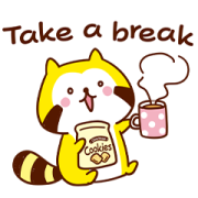 Easygoing Rascal and Friends Sticker for LINE & WhatsApp | ZIP: GIF & PNG