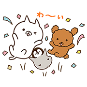 FANCL × Penguin and Cat Days Sticker for LINE & WhatsApp | ZIP: GIF & PNG