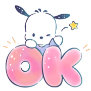 Pochacco Hints of Watercolor Sticker for LINE & WhatsApp | ZIP: GIF & PNG