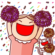 nonie Effect Sticker Debut nonie Effect Sticker Debut Sticker for LINE & WhatsApp | ZIP: GIF & PNG