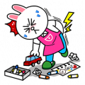 Cony's Motherly Life Sticker for LINE & WhatsApp | ZIP: GIF & PNG