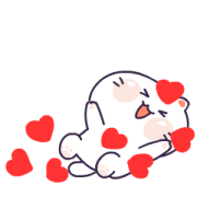 Cutie MOZZI Cutie MOZZI Sticker for LINE & WhatsApp | ZIP: GIF & PNG