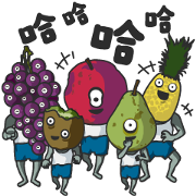 Fruits Zombie Sticker for LINE & WhatsApp | ZIP: GIF & PNG