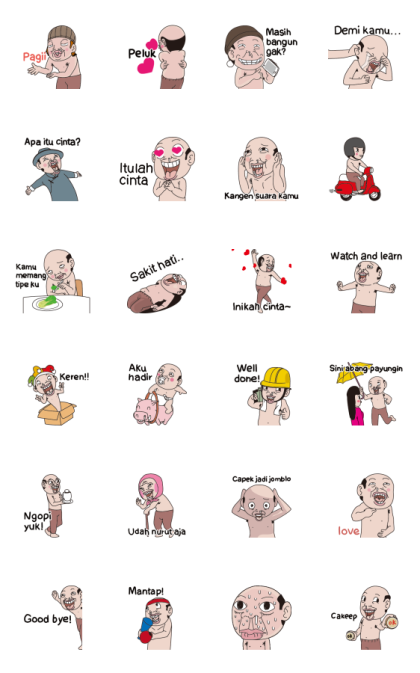 Goodmanshin Is Coming Line Sticker GIF & PNG Pack: Animated & Transparent No Background | WhatsApp Sticker