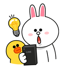 LINE Characters: News it or lose it. Sticker for LINE & WhatsApp | ZIP: GIF & PNG