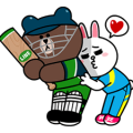 LINE character's Cricket Challenge! Sticker for LINE & WhatsApp | ZIP: GIF & PNG