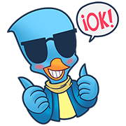 Las desventuras de Guapi Sticker for LINE & WhatsApp | ZIP: GIF & PNG