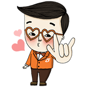 Mr. & Miss Freever Mr. & Miss Freever Sticker for LINE & WhatsApp | ZIP: GIF & PNG