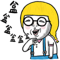 Peach Baby: Funny Effects Sticker for LINE & WhatsApp | ZIP: GIF & PNG
