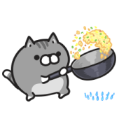 Plump Dog & Plump Cat Animated 4 Sticker for LINE & WhatsApp | ZIP: GIF & PNG