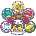 Sanrio Characters dressed as lovely gods Sticker for LINE & WhatsApp | ZIP: GIF & PNG