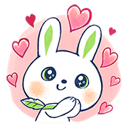 Usa-tan Sticker for LINE & WhatsApp | ZIP: GIF & PNG