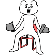 Aggressive Bear Betakkuma 4 Aggressive Bear Betakkuma 4 Sticker for LINE & WhatsApp | ZIP: GIF & PNG