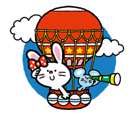 BUNNY & MATTY Sticker for LINE & WhatsApp | ZIP: GIF & PNG