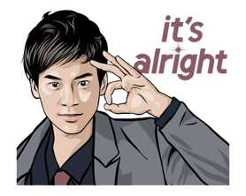 Bie Sukrit Sticker for LINE & WhatsApp | ZIP: GIF & PNG