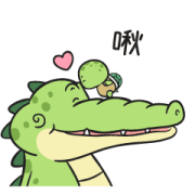 Buddy Gator Buddy Gator Sticker for LINE & WhatsApp | ZIP: GIF & PNG