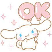Cinnamoroll Moving Backgrounds Sticker for LINE & WhatsApp | ZIP: GIF & PNG