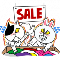 Cony's Happy Work Life Sticker for LINE & WhatsApp | ZIP: GIF & PNG