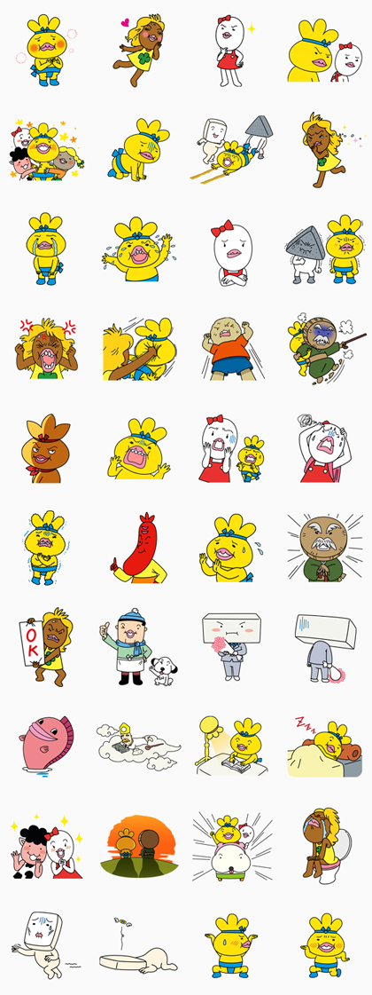 FIGHT ODENKUN Line Sticker GIF & PNG Pack: Animated & Transparent No Background | WhatsApp Sticker