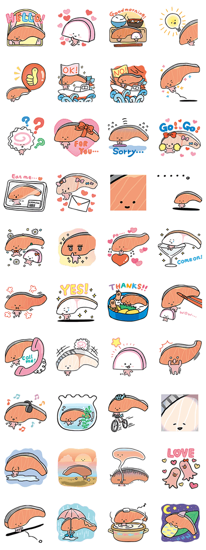 KIRIMIchan. Line Sticker GIF & PNG Pack: Animated & Transparent No Background | WhatsApp Sticker