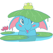 Khan Kluay Cute Sticker for LINE & WhatsApp | ZIP: GIF & PNG