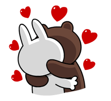 LINE Characters: All the Love LINE Characters: All the Love Sticker for LINE & WhatsApp | ZIP: GIF & PNG