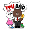 LINE Characters: Family Special Sticker for LINE & WhatsApp | ZIP: GIF & PNG