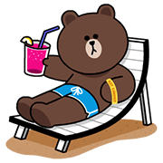 LINE Characters - Happy Vacations LINE Characters - Happy Vacations Sticker for LINE & WhatsApp | ZIP: GIF & PNG