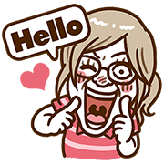 Look forward to Deeply-touched Sticker for LINE & WhatsApp | ZIP: GIF & PNG