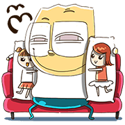 People 2 Sticker for LINE & WhatsApp | ZIP: GIF & PNG