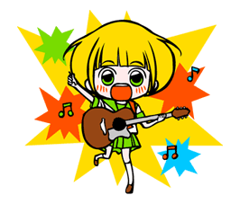 She has a crush on a liar Sticker for LINE & WhatsApp | ZIP: GIF & PNG