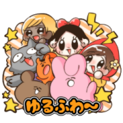 They Speak! Yurufuwa Stickers Sticker for LINE & WhatsApp | ZIP: GIF & PNG
