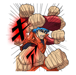 Toriko Sticker for LINE & WhatsApp | ZIP: GIF & PNG