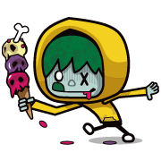 ZOMBIE SEASON ZOMBIE SEASON Sticker for LINE & WhatsApp | ZIP: GIF & PNG
