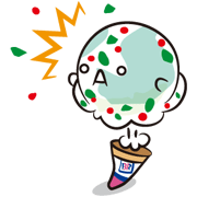 Baskin-Robbins: Flavor Sticker Baskin-Robbins: Flavor Sticker Sticker for LINE & WhatsApp | ZIP: GIF & PNG