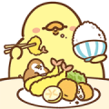 FoodieG Big Stickers: Foodie Office Sticker for LINE & WhatsApp | ZIP: GIF & PNG