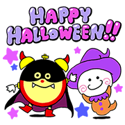 Kororin: Halloween Stickers Kororin: Halloween Stickers Sticker for LINE & WhatsApp | ZIP: GIF & PNG