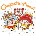 Pixar Tower 1st Anniversary Stickers Sticker for LINE & WhatsApp | ZIP: GIF & PNG