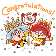 Pixar Tower 1st Anniversary Stickers Sticker for LINE & WhatsApp | ZIP: GIF & PNG