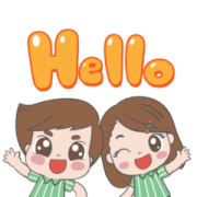 Sevy & Seva Animated! Sticker for LINE & WhatsApp | ZIP: GIF & PNG