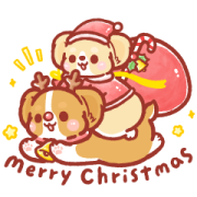 Corgi KaKa: Xmas Stickers Sticker for LINE & WhatsApp | ZIP: GIF & PNG