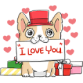 Dogplease Festive 2020 Sticker for LINE & WhatsApp | ZIP: GIF & PNG
