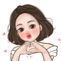 Milkie Miki Animated Sticker for LINE & WhatsApp | ZIP: GIF & PNG