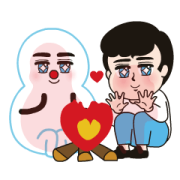 Namchibi's Winter Love Story Sticker for LINE & WhatsApp | ZIP: GIF & PNG
