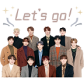 SEVENTEEN Moving Backgrounds Sticker for LINE & WhatsApp | ZIP: GIF & PNG