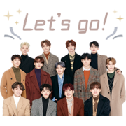 SEVENTEEN Moving Backgrounds Sticker for LINE & WhatsApp | ZIP: GIF & PNG