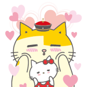 Small talk between AMA and Hello Kitty Sticker for LINE & WhatsApp | ZIP: GIF & PNG