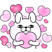 YOSISTAMP-Rabbit 100% Pop-Up Stickers Sticker for LINE & WhatsApp | ZIP: GIF & PNG