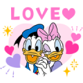 Donald & Daisy Couples Stickers